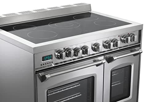 Verona Prestige Series VPFSEE365DSS 36 Inch All Electric Freestanding Range Double Oven Convection, 5 Radiant Elements in Stainless Steel 6