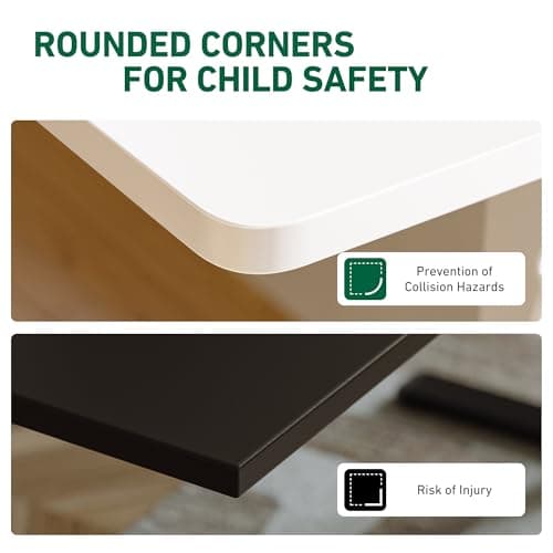 FEZIBO 63 x 24 Inches Standing Desk with Drawer, Adjustable Height Electric Stand up Desk with Storage, Sit Stand Home Office Desk, Ergonomic Computer Desk, White 8