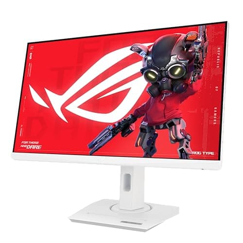 ASUS ROG Strix 25” (24.5-inch viewable) 1080P HDR Gaming Monitor (XG259QNG-W) - White, Full HD, 380Hz, 0.3ms, Fast IPS, Low Motion Blur Sync, FreeSync Premium, DisplayWidget, Ergonomic, 3 yr Warranty 12