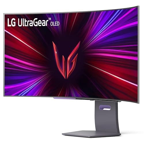 LG 45GS95QE Ultragear OLED Curved Gaming Monitor 45-Inch WQHD 800R 240Hz 0.03ms DisplayHDR True Black 400 AMD FreeSync Premium Pro NVIDIA G-Sync HDMI 2.1 DisplayPort Tilt/Height/Swivel Stand - Black 11