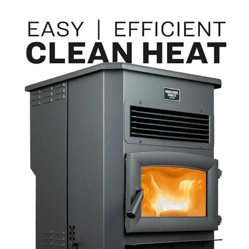 US Stove 3,000 Sq. Ft. Pellet Stove, WiFi, 170lb Hopper 5