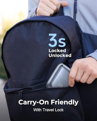 Foil Shavers for Men, Mini Electric Razors for Close Shaving Face with High Speed 3 Floating Blade Heads, USB C Fast Rechargeable Foil Shaver IPX7 Waterproof Wet Dry Travel Locked/Led Display 7