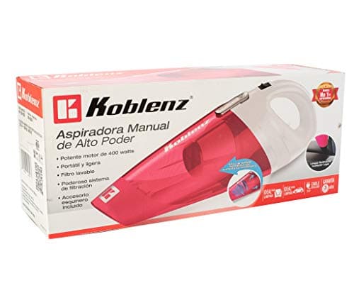 Koblenz 00-5626-7 HV-120 KG3 Corded 120V Hand Vac, White/Pink 6