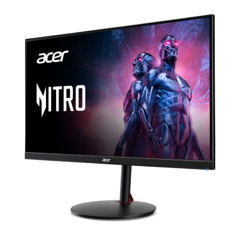 Acer Nitro 27" WQHD 2560 x 1440 PC Gaming IPS Monitor | AMD FreeSync Premium Up to 180Hz Refresh 0.5ms DCI-P3 95% 1 Display Port 1.2 & 2 HDMI 2.0 XV271U M3bmiiprx,Black 10