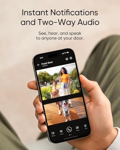 eufy Security Video Doorbell E340 (Battery Powered), Uninterrupted Use with Rechargeable Battery, Dual Cameras, 2K Full HD, No Monthly Fee 2