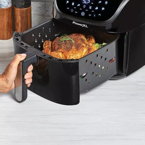 Power-XL Vortex Pro Air Fryer 8 Quart, 1700W, Nonstick Coating, Dishwasher-Safe, Built-in Food Dehydrator, Automatic Shut-Off, LED Touchscreen, 10 Presets, XL Kitchen Appliances 5