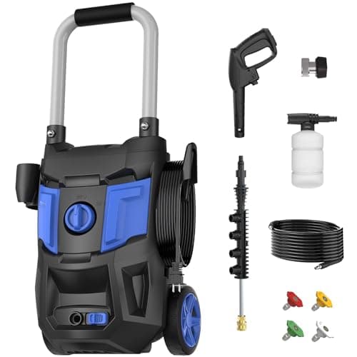 Electric Pressure Washer - 4500PSI Max 3.0GPM with 20FT Hose,35FT Cord High Power Washers