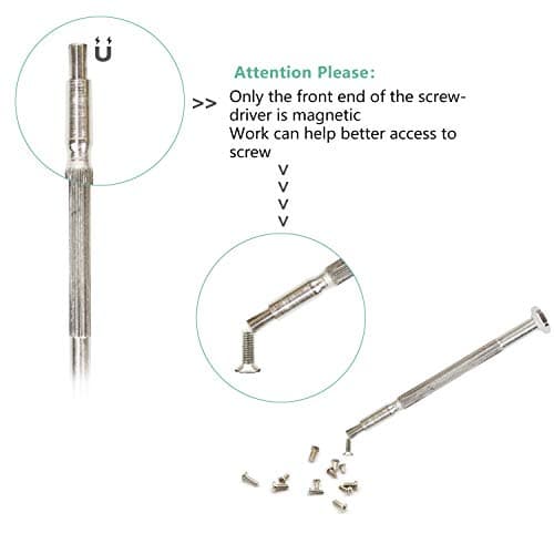 11PCS Mini Precision Screwdriver Set, Small Screwdriver Set for Electronics, Toys, Computer, Watch Repair 5