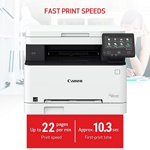 Canon imageCLASS MF653Cdw - Wireless Duplex Color Laser Printer, Multifunction with Copier, Scanner, Mobile Ready, 3 Year Limited Warranty, 22 PPM, White 5