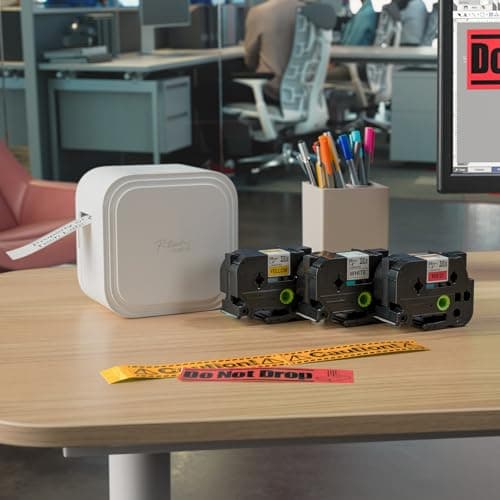 Brother P-Touch Cube XP Monochrome Label Maker with Bluetooth® Wireless Technology PT- P910BT 8