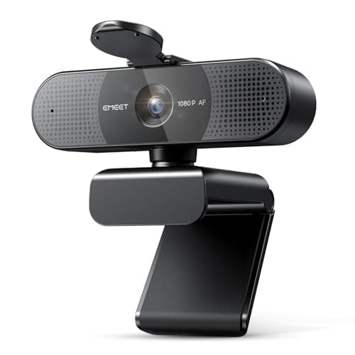 EMEET 2024 Upgraded C960 Webcam for PC, Autofocus, 1080P HD, 73° View Angle, Computer Camera w/Privacy Cover and Microphone, Plug and Play USB Webcam for Video Calling/Zoom/Teams/Google Meet