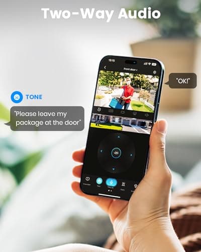 AOSU Solar Camera Security Outdoor - 100% Wire-Free Security Cameras Wireless Outdoor for Home Surveillance with Fixed Solar Panel, 360° Panoramic View, Human Auto Tracking, 2K Color Night Vision 8