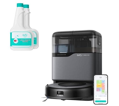 eufy Robot Vacuum Omni C20, Robot Vacuum and Mop Combo + Official RoboVac Hard Floor Cleaning Solution