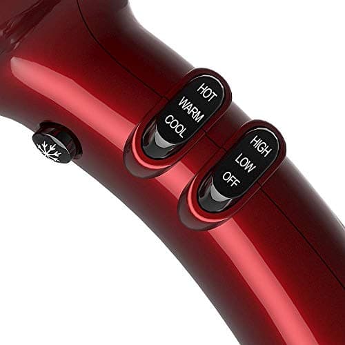 BERTA 1875W Powerful Negative Ions Hair Dryer Ceramic Professional Far Infrared Blow Dryer 2 Speeds 3 Heating Settings (3 Attachments) 5