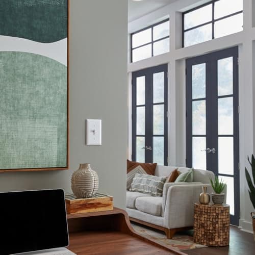 Legrand Toggle Slide Dimmer Switch for Dimmable LED/CFL/Incandescent Lights, Single-Pole/3-Way, No De-Rating, 300W,TSDCL303PTCCCV6, White/Light Almond/Ivory, 1 Count 9