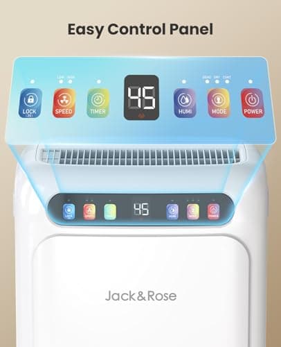 52 Pint Basement Dehumidifier with Drain Hose, 3.3ft, Dehumidifier for Bedroom and Bathroom, Most Efficient Energy Star 2024, 6L Water Tank, Maximum Applicable Area 4500 Sq.Ft 8