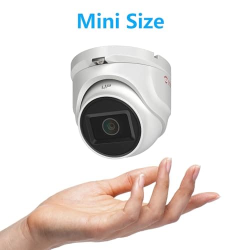 Anpviz 5MP Analog CCTV Camera HD 4-in-1 (TVI/AHD/CVI/CVBS) Security Turret TVI Camera, Dome Surveillance Camera with 2.8mm Lens, 100ft IR Night Vision, Metal Housing IP67 Waterproof for Outdoor/Indoor 6