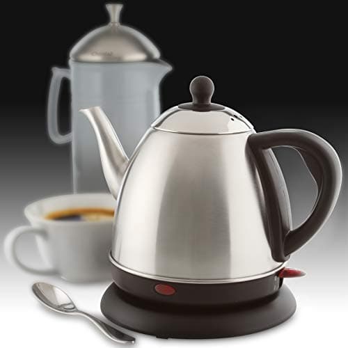 Chantal Electric Kettle, Royale Series, 32 OZ, Stainless Steel BPA-Free, Boil-Dry Guard, Multi-use Spout, (Silver) 8