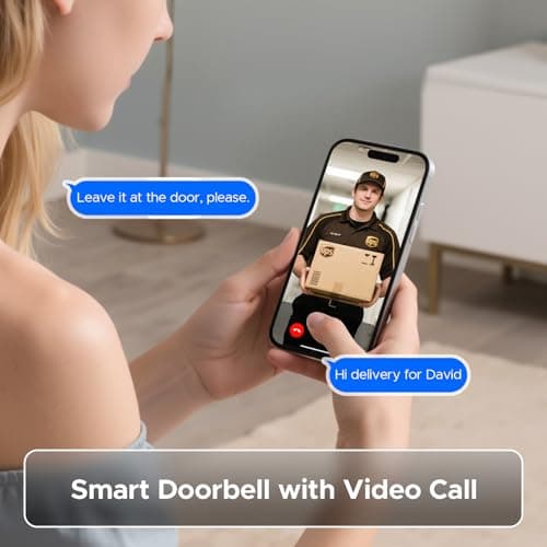 Smart Lock with Camera & Doorbell, 3-in-1 Smart Deadbolt for Front Door, Fingerprint Keyless Entry Door Lock with Live View, Video Smart Lock Built-in Wi-Fi, Auto Lock, Siri Unlock, IP66 Waterproof 6