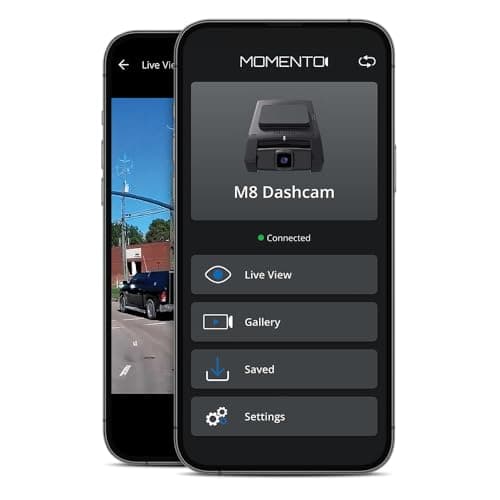 Momento M8 MAX 3-Ch 4K UHD w/Dual 5.0GHz Wi-Fi + GPS Front & Rear Dash Camera Kit (MD-8400) Includes 64GB MicroSD Card 7