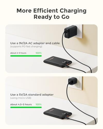 Small Portable Charger 10000mAh, Mini Power Bank with LED Display, 22.5W Fast Charging USB-C Battery Pack, Compact Travel Charger Compatible with iPhone 17/16/15/14, Samsung S25/24, Android, etc 6