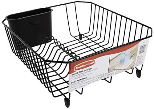 Rubbermaid Dish Drainer, Small, Black 5