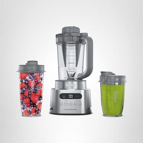 Ninja SS151 TWISTi Blender DUO, High-Speed 1600 WP Smoothie Maker & Nutrient Extractor* 5 Functions Smoothie, Spreads & More, smartTORQUE, 34-oz. Pitcher & (2) To-Go Cups, Gray 13
