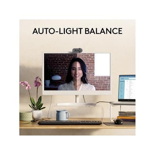 Logitech 960001580 Brio 100 1080p Full HD Webcam (Graphite) 6