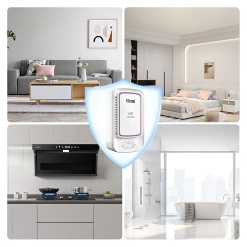 Air Ionizer for Home - Plug In Negative Ion Generator, Quiet Filterless Air Cleaner for Bedroom, Bathroom, Office & Kitchen, Compact Air Freshener for Smoke, Dust and Pet Odors 7