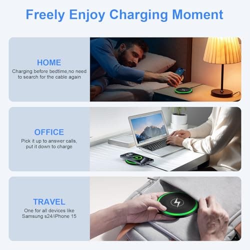 for Pixel Wireless Charger, Fast Wireless Charging Pad for Google Pixel 10/10Pro/9a/9 Pro/9Pro XL/9Pro Fold/8/8Pro/7/7Pro/6/6 Pro/5, Wireless Charger Android for Samsung S25Ultra/Z Flip7/Fold7, iPhone 6