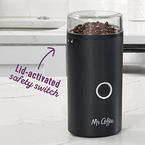 Mr. Coffee Simple Grind 14 Cup Coffee Grinder Black 5