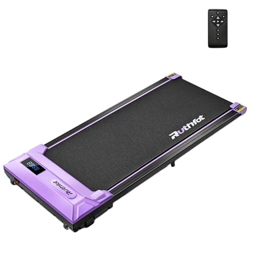 Ruthfot Walking Pad, Under Desk Treadmill for Home Office, 2.5 Hp Portable Walking Treadmill with Remote Control, Led Display