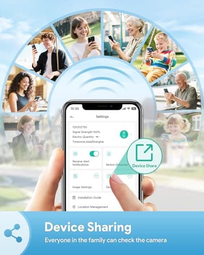 AUE Doorbell Camera Wireless, 2K HD Video Doorbell with Ring Chime, Battery Operated, Night Vision, 2-Way Audio, PIR Motion Detection, 2.4Ghz WiFi, IP66 Waterproof, Compatible with Alexa 7