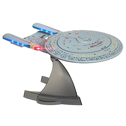 Star Trek U.S.S. Enterprise 1701-D – Replica Bluetooth Speaker, Engine Noise Sleep Machine, Night Light, Sound Effects – Memorabilia, Gifts, Gadgets, Collectibles for Star Trek Fans