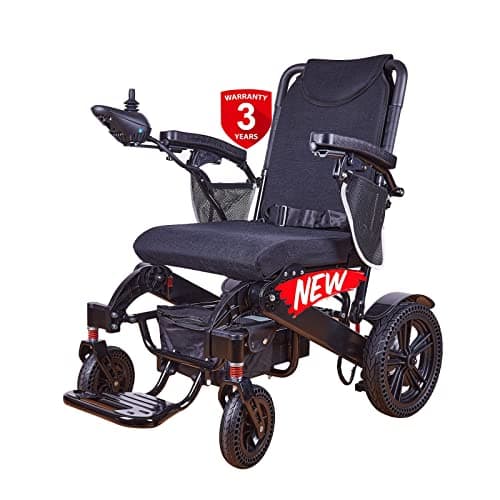 KL80 Klano Electric Wheelchair – 30 Miles Long Range, 600W Motor, Lightweight, Foldable, All-Terrain, Puncture-Free Wheels, Portable, Compact, Airline Approved, Adults & Seniors