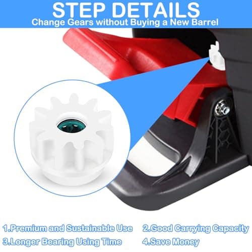 4Pcs Spin Mop Replacement Parts, Spin Mop Bucket Clutch Bearing Gear Sprockets Replacement Compatible with Ocedar, One Way Bearing Sprockets Pedal Repair Replacement for Vileda and More Rotation Mop 5