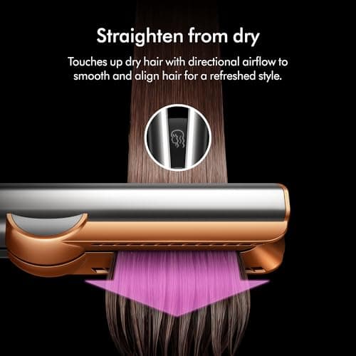 Dyson Special Edition Airstrait™ Straightener in Strawberry Bronze and Blush Pink 5