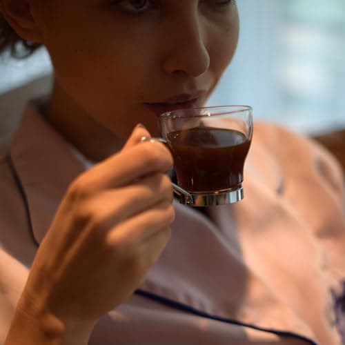 Bormioli Rocco Verdi Espresso Cup With Stainless Steel Handle, Set of 4, Gift Boxed, 3.5 ounces 7