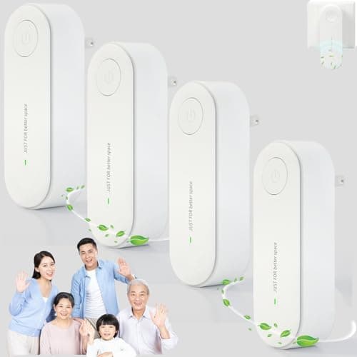 Magair Air Purifier For Mold,Magair Air Purifier Plug In With Replacement Filter,Silent Design/360° Full Surround For Bedrooms, Toilets, Closets, Pet Room (4PCS)