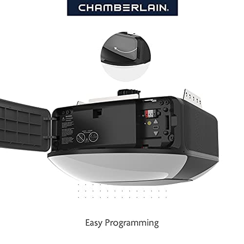 Chamberlain B6753T Smart Garage Door Opener, Video Streaming & Advanced Corner LED Lighting-myQ Smartphone Controlled-Ultra Quiet, Strong Belt Drive & MAX Lifting Power 6