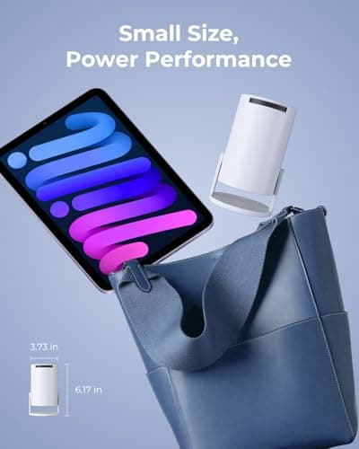 CLOKOWE Mini Projector with WiFi and Bluetooth, Built-in Apps, Smart Portable Projector with 180° Rotation, Auto Keystone, Support 1080P, Compatible with HDMI/USB/TV Stick/Smartphone/Laptop 7