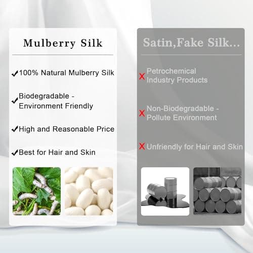 ZIMASILK 100% Pure Mulberry Silk Pillow Cases for Hair and Skin, Soft, Hypoallergenic & Smooth, Both Sides Grade 6A Silk, with Hidden Zipper, Gift for Women Men, 1pc (Queen 20''x30'', Taupe) 5