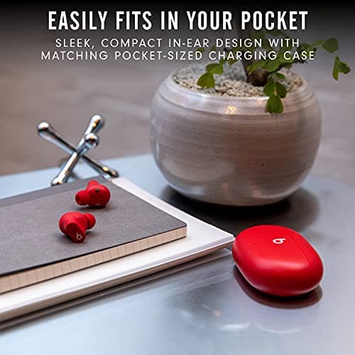 Beats Studio Buds - True Wireless Noise Cancelling Earbuds - Compatible with Apple & Android, Built-in Microphone, IPX4 Rating, Sweat Resistant Earphones, Class 1 Bluetooth Headphones - Red 7