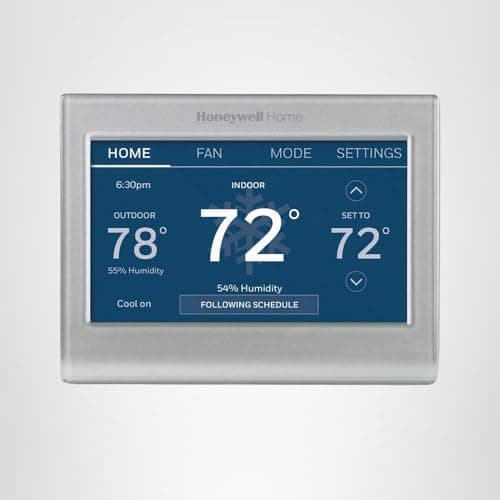 Honeywell Home RTH9585WF1004 Wi-Fi Smart Color Thermostat, 7 Day Programmable, Touch Screen, Energy Star, Alexa Ready, Gray 6