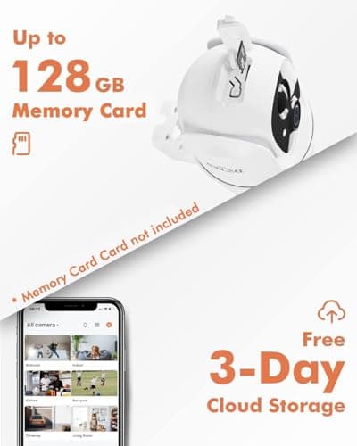 Dzees Security Cameras Wireless Outdoor, 2K Pan/Tilt 360° View Solar/Battery Powered WiFi Cameras for Home Security with AI Motion Detection,Color Night Vision, 2-Way Audio, SD/Cloud Storage - 2 Pack 7