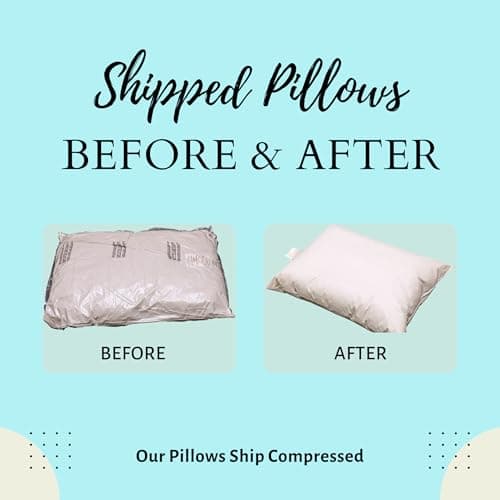 Marquis Mills 2 Pack MediCheck White Vinyl Covered Bed Pillows - Wipeable Easy Clean - Soft Low Profile Non-Fluffy Support - Not an Encasement or Zippered Protector - 20 in x 26 in 8