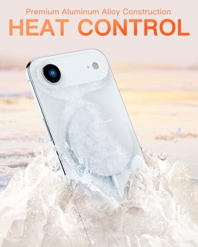 for Mag-Safe Charger 2 Pack,Qi2 Certified 15W Magnetic Wireless Charger Fast Charging Pad for iPhone 17 16 15 14 13 12&Airpods Pro 4 3 2&Samsung Galaxy S25&Pixel 10 Series,Strong Magnet,Ultra-Thin 9