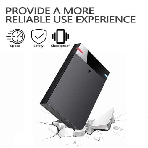 HWAYO 2.5'' 250GB Ultra Slim Portable External Hard Drive USB3.0 HDD Storage for PC, Desktop, Laptop, MacBook, Chromebook, Xbox One 3