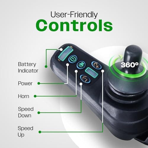 Culver Artemis Pro Lightweight Foldable Electric Wheelchairs for Seniors - 2x250W Motor Power Wheelchair - Long Range Travel/User Friendly Electric Wheelchairs for Seniors (Blue) 5