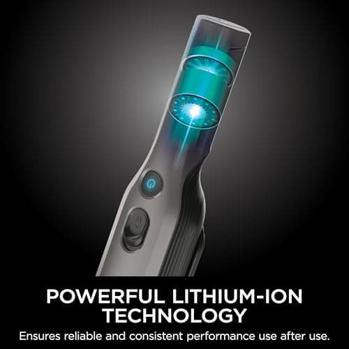 Shark WV201 WANDVAC Handheld Vacuum, Lightweight at 1.4 Pounds with Powerful Suction, Charging Dock, Single Touch Empty and Detachable Dust Cup,Graphite, Slate 10